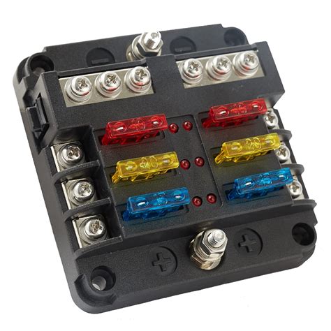 boat electrical fuse box|marine fuse box waterproof.